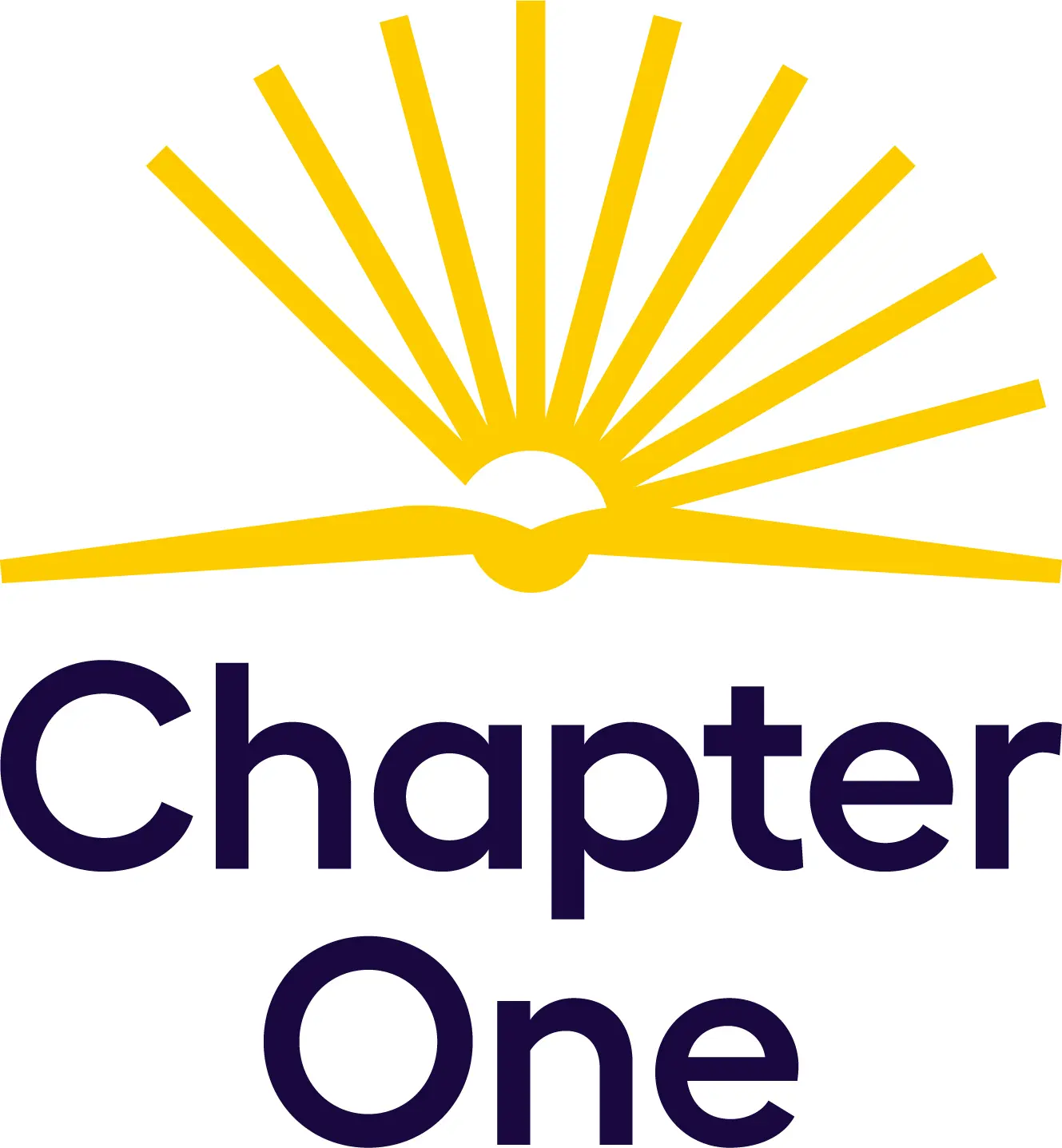 Chapter One Primary Logo Dark Purple