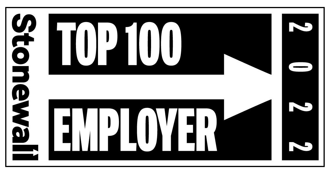 Stonewall Top 100 Employer Black