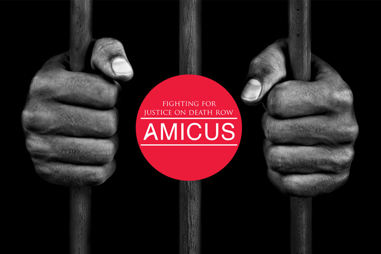 Amicus logo with hands